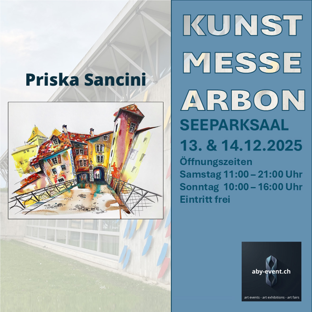 Ausschreibung Kunstmesse 2025 in Arbon von Priska Sancini